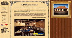 Desktop Screenshot of kispipa-gyor.hu